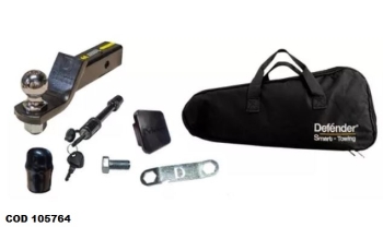 Kit de jalon remolque negro c/accesorios defender