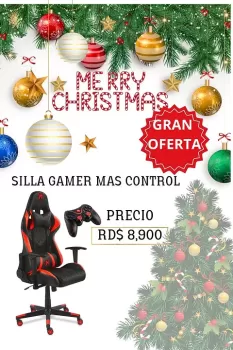 Silla gamer mas control