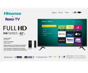 Tv hisense roku smart 40 pg 2023 sin bordes 2023 15500