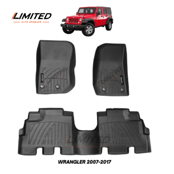 Alfombra jeep wrangler 07-17 t/bandeja limited