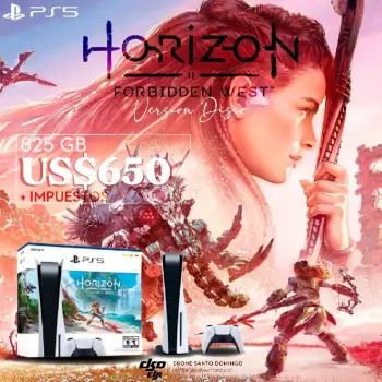 ps5 horizon forbidden west bundle disponibles!!