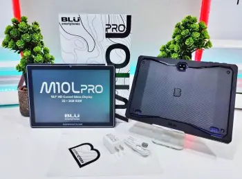 Tablet blu pro 10 pulgadas con cover y protector