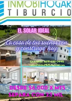 No te pierdas la oportunidad de conseguir tu solar