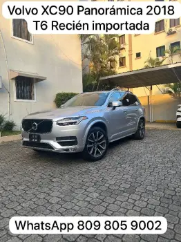 Volvo xc90 panorámica 2018 t6 recién importada