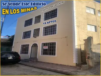 Vendo edificio de 3 niveles de 18 apartamentos proximo a megacentro po