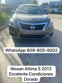 Nissan altima s 2013 excelente condiciones dorado