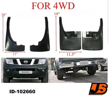 Aletas nissan frontier 05-15 set 4-pcs