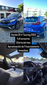 Honda crv touring 2020 financimientos disponible
