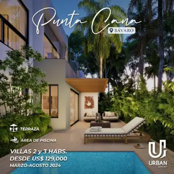 Villas de 2 y 3 habitaciones desde us129000 cerca playas y downtown