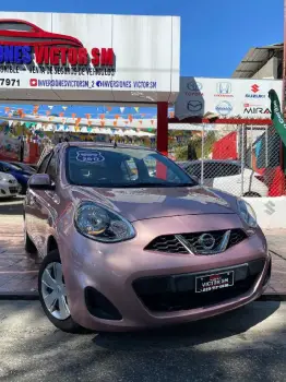 Nissan march rosado