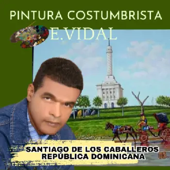 Artista dominicano pinturas costumbristas del cibao re.dom.