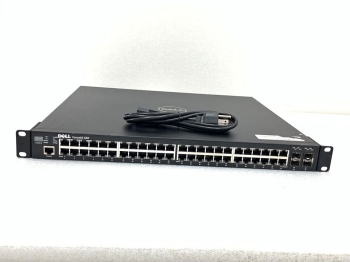 8950 switch dell 48 puertos gigabit  2 sfp 10gb. tienda. garantia!