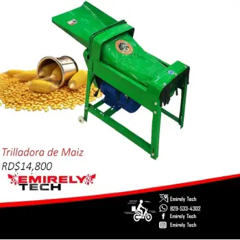 Desgranadora trilladora de maiz mazorca seco automatica