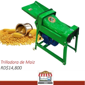 Desgranadora trilladora de maiz mazorca seco automatica