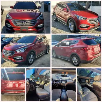 Hyundai santa fe sport rojo 4wd 18