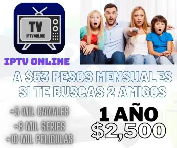 Iptv television por internet telecable 4k cable satelital