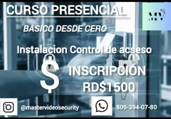 Curso instalador control de acseso  en santo domingo dn