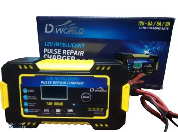 Cargador reparador digital de 12v para bateria