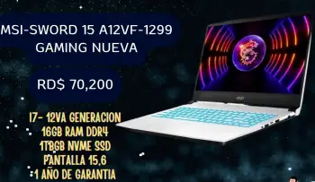 Laptop nueva en caja