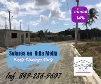 Vendo solar en villa mella santo domingo norte