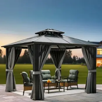 V e n d i d o.....gazebo de metal nuevo en sus cajas con mosquitero y