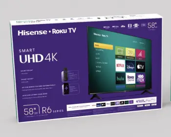 Televisor hisense r6 58 pulgadas 4k hdr con roku eeuu nueva 28500