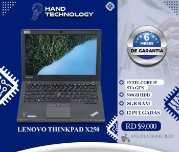 Lenovo thinkpad x250 generacion 5ta