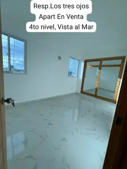 Apartamento en venta resp los tres ojos nuevo a estrenar! 4to nivel 3-