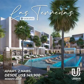 Apartamento de 2 habitaciones desde us 149900 en las terrenas