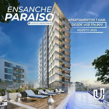 Apartamentos de 1 habitación desde us174900 en ensanche paraiso