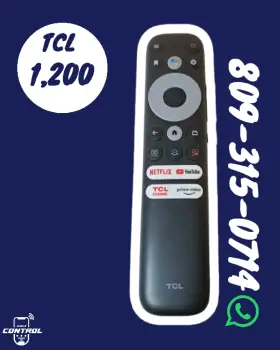 Control tcl para smart tv original