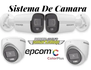 Sistema de 4 camara con visión nocturna a color..