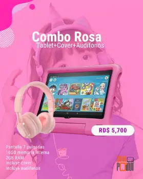 Combo rosa - amazon fire 7 16gb 2gb ram. en santo domingo dn