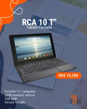 Rca 10 t - con teclado en santo domingo dn