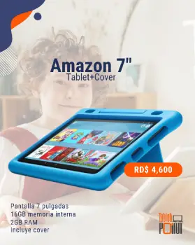 Amazon fire 7 - con cover en santo domingo dn