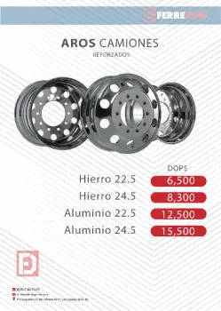 Aro de aluminio  y hierro reforzado