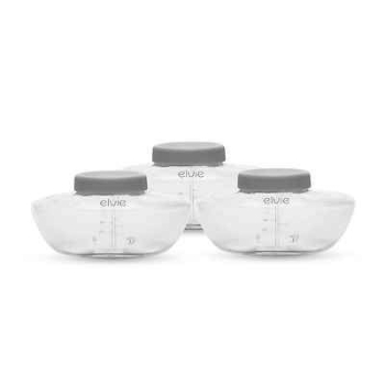 Cuidado de leche materna con envases elvie. kit de 06  los mejores y m