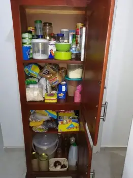 Cocina organizadora en madera