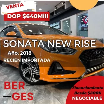 Sonata new rise en venta año 2018  recién inportada