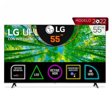 Tv 4k lg 55 pulgadas 55uq7070zue webos 22 bluetooth 29000