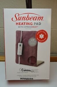 Mantas térmicas 12x24 pulgadas sunbeam almohadillas termicas