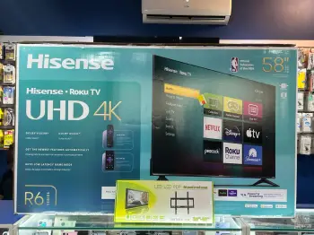 Televisor smart tv hisense de 58 pulgagadas