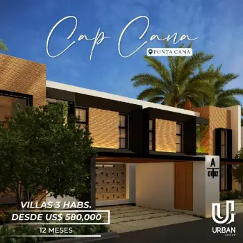 Villas de 3 habitaciones desde us580000 en cap cana