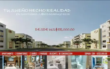 Apartamentos listos y en construcción en san isidro