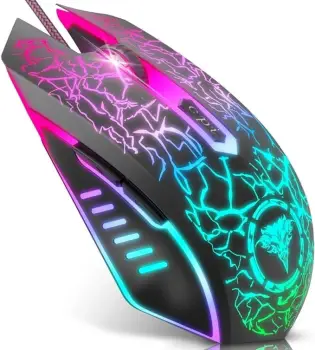 Mouse gaming cm-50 rgb usb luz led multicolor