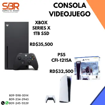 Consola xbox y ps5