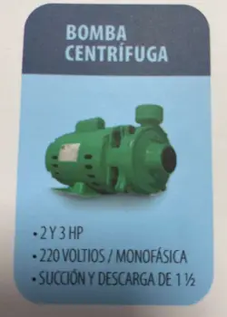 Bomba centrifuga sumergible