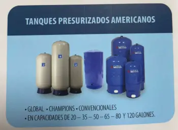 Tanques presurizados americanos global champions convencionales 203550