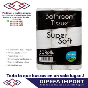 Papel bano soft 30/1