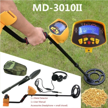 Detector de metales md-3010 ll a prueba de agua con accesorios nuevo